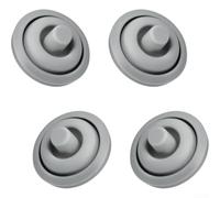 Juego de juntas de silicona para cocinas WMF Perfect Plus, 4 arandelas de almohadilla indicadora de presión, piezas de repuesto de anillo de sellado, color gris