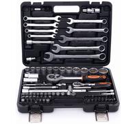 Juego de Llave Tubular Cofre Herramientas 82-tlg Trinquetes Bits Boca Fija Set