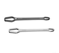 Juego de llaves ajustables de acero al cromo vanadio de 2 piezas, 8-22 mm (3 piezas)
