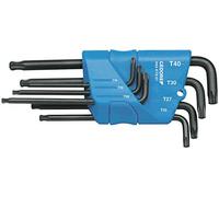 Juego de llaves Allen 7 pzas TX T10-T40