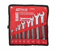 Juego de llaves combinadas 8 piezas 6-19mm awtools, herramienta profes