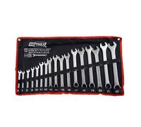 Juego de llaves combinadas awtools 17 piezas 6-22 mm ? acero crv de