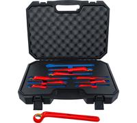 Juego de llaves de anillo de un extremo según la norma VDE, marca BGS technic, peso: 3,29 kg