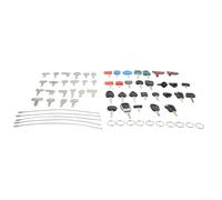 Juego de llaves de equipo pesado 50 llaves, llaves de encendido de construcción para Volvo para jcb para oruga, colección de llaves de maquinaria de planta
