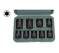 Juego de llaves de impacto de 1/2" HANS 1/2 " 9 Pieza T10-T24