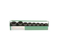 Juego de llaves de impacto HANS 3/8 " 8 Pieza 8-19 mm hexagonal corto