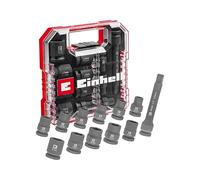 Einhell Juego de 12 llaves de impacto CrMo 10-21 mm extensión 125 mm L-CASE con EVA