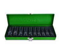 Juego de llaves de impacto TOPTUL 1/2 " 10 uds.10 11 12 13 14 17 19 21 22 24 mm