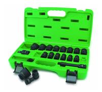 Juego de llaves de impacto TOPTUL 1/2 " 17 Pieza 10-32 mm hexagonal