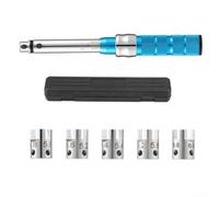 Juego de Llaves de Torque para Radios 2-10 NM para Moto para cross y para enduro con Puntas de 5.0 a 6.8mm Llave de para clic Material Uso para profesional Tamaño para compacto