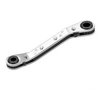 Juego de llaves de trinquete de acero galvanizado 45# con cuatro tamaños SAE de 1/4 3/16 5/16 3/8 pulgadas para puesta en marcha del sistema HVAC y mantenimiento preventivo (C)