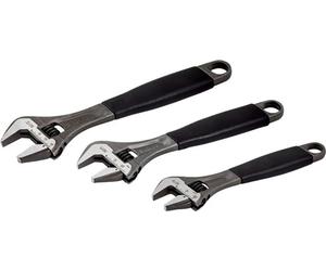 Juego de llaves de tubo ajustables Bahco ADJUST 3-90, de 3 piezas, de 20 a 31 mm, según la norma DIN 3117 (ADJUST 3-90)