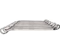 Juego de llaves de tubo dobles, 12 piezas, SW 6-32 mm, perfil profundo, marca TECWERK