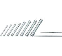 Juego de llaves de tubo dobles Gedore, 8 piezas, de 6 a 22 mm, modelo KD 626-8