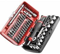 Facom Juego de vasos R2NANO 1/4" 5,5–14 mm con accesorios 38 piezas