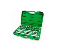 Juego de llaves de vaso de 1/2". TOPTUL 1/2 " 24uds. 8 - 14 15 16 17 18 19 23 24 27 30 32 mm