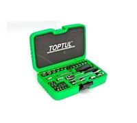 Juego de llaves de vaso de 1/2". TOPTUL 1/4 " 41 Pieza
