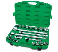 Juego de llaves de vaso de 1/2". TOPTUL 3/4 " 21 Pieza