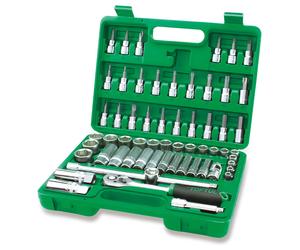 Juego de llaves de vaso de 1/2". TOPTUL 3/8 " 12 caras 60 Pieza