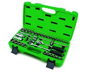 Juego de llaves de vaso de 1/2". TOPTUL 3/8 " 35 Pieza