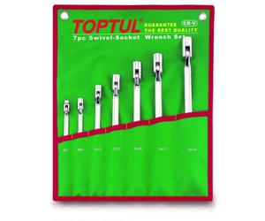 Juego de llaves de vaso de 1/2". TOPTUL 7pcs (6x7 8x9 10x11 12x13 14x15 16x17 18x19mm) Junta