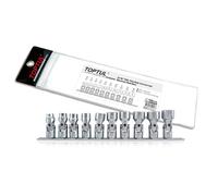 Juego de llaves de vaso de 3/8" TOPTUL GAAG1004