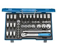 Juego de llaves de vaso Gedore de 1/2", 42 piezas, modelo ITX 19 INU-20