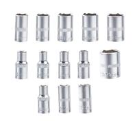 Juego de Llaves de Vaso Hexagonal 1/4 Pulgada 4mm-14mm Kit de Cabezas | Set de Dados de Transmisión Industrial para Mecánica Hogar Taller Industrial Garaje Automotriz