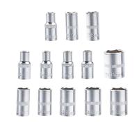 Juego de Llaves de Vaso Hexagonal 1/4 Pulgada 4mm-14mm Kit de Cabezas | Set de Vasos para Reparación del Hogar para Mecánicos Talleres Reparaciones Hogar Automoción
