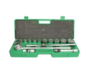 Juego de llaves de vaso TOPTUL 3/4 pulgadas 6 caras 17uds. 19 21-27 30 32 36 38 41 46 50mm