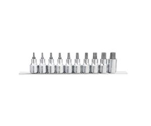 Juego de llaves de vaso TORX TOPTUL 1/2 pulgada 10uds. T20 T25 T27 T30 T40 T45 T50 T55 T60 T70