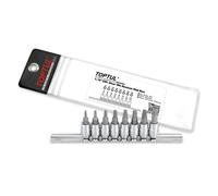 Juego de llaves de vaso TORX TOPTUL 1/4 pulgada 8 Pieza T8, T10, T15, T20, T25, T27, T30, T40