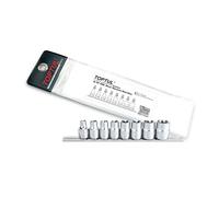 Juego de llaves de vaso TORX TOPTUL 3/8 pulgada 8 Pieza E8, E10, E11, E12, E14, E16, E18, E20