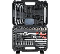 Yato Juego de llaves de carraca YT-38784 1/4" y 1/2" 93 piezas