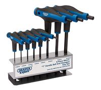 Draper Juego de llaves hexagonales THEX/SG/8/B - mango en T azul - 8 piezas