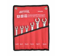 Juego de llaves planas semiabiertas awtools 6 piezas ? acero crv