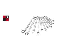 Juego de llaves poligonales dobles VIGOR, 12 piezas