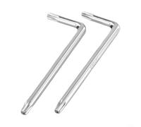 Juego de llaves torx, 2 piezas internas de 6 puntos llave de estrella para tornillos de seguridad, herramientas de fijación especiales