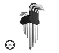 Juego de llaves torx awtools, t10-t50, 9 piezas, ideal para trabajos d