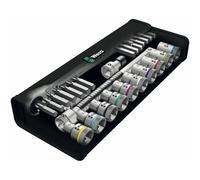 JUEGO DE LLAVES Y PUNTAS + CARRACA ZYKLOP METAL 1/2'' 28 PIEZAS - W05004078001