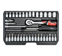 Juego de Llaves YATO YT-14471 - 1/4 Pulgadas 38 Piezas