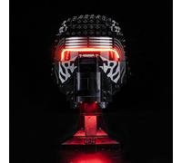 Juego de luces LED compatible con casco Lego Kylo Ren 75415 (sin modelo), juego de iluminación decorativa compatible con Lego 75415 Kylo Ren Casco juguete creativo