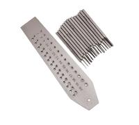 Juego de machos de roscar manuales para máquinas, 14 machos de roscar y 1 placa de tornillo, extractor de tornillos y juego de terraja de roscar, herramienta de mano, 01, 説明を参照してください, Ver descripción