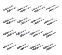 Juego de machos de roscar para máquina HSS, 2 unidades, ranuras rectas para corte preliminar y terminar para m3 hasta m24, herramienta para trabajar el metal, para reparación, montaje de muebles