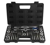 Juego de Machos y Terrajas, Máquina de Filtración 40 Piezas Conjunto Machos para Caja de Metal Acero de Tungsteno para Hilo M3-M12 para Cortar Roscar y Moldear Tuercas Pernos