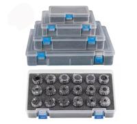 Juego De Mandril Con Resorte ER, Adecuado Para Portaherramientas CNC, Máquina Grabado, Herramienta Torno(A (0.015mm) ER20 (15pcs))