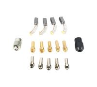 Juego De Mandril Taladro, 16 Unids/lote, 1,0-3,2mm, 4,3 Vástago, Adaptador Mandriles Cepillo Carbono for Herramienta Rotativa, Accesorio Eléctrica