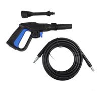 Juego de mango de pulverización para lavadora Bosch de alta presión con varilla de extensión, kit de varita de limpieza de agarre ergonómico para muebles de patio de coche | Accesorios de boquilla de