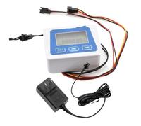Juego de medidor de flujo de agua Digital Monitor de caudal LCD flujo electrónico en línea