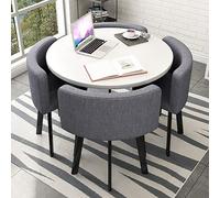 Juego de mesa de comedor redonda pequeña y simple modelo #19-80, 80 x 75 cm / 31.5x29.5in